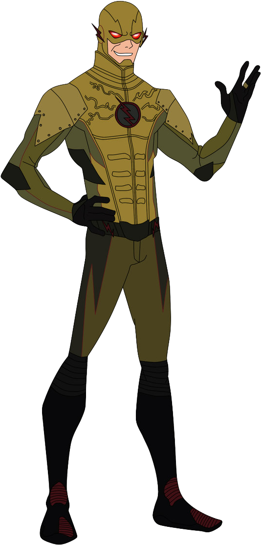 W I P Yj Reverse Flash Cw Design Remake By Shorterazer-da4xlmw - Dc Animation Art Style (632x1264), Png Download