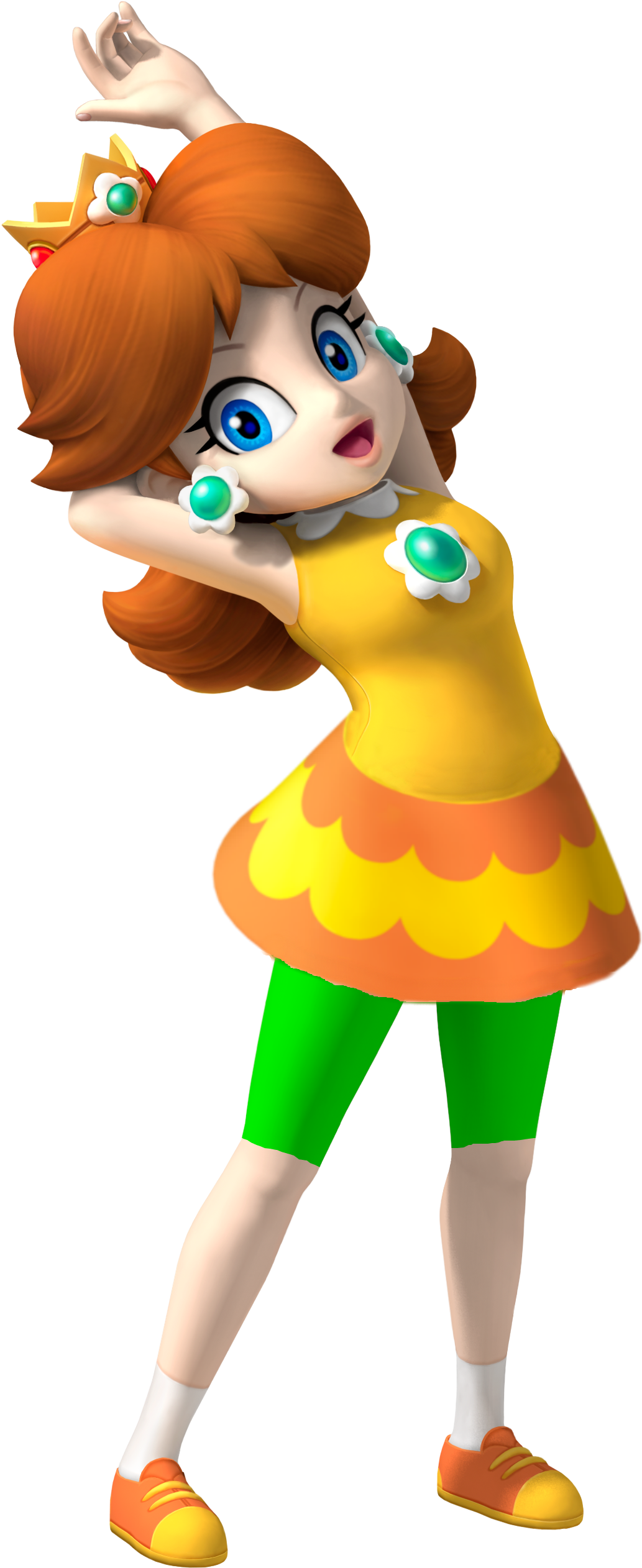 File History - Mario Sports Princess Daisy (1080x2600), Png Download