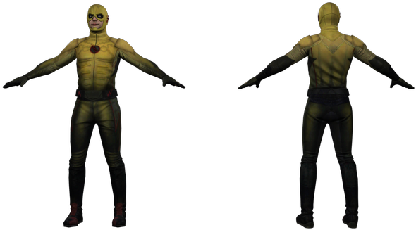 Download Zip Archive - Injustice Mobile Flash Metahuman (750x650), Png Download