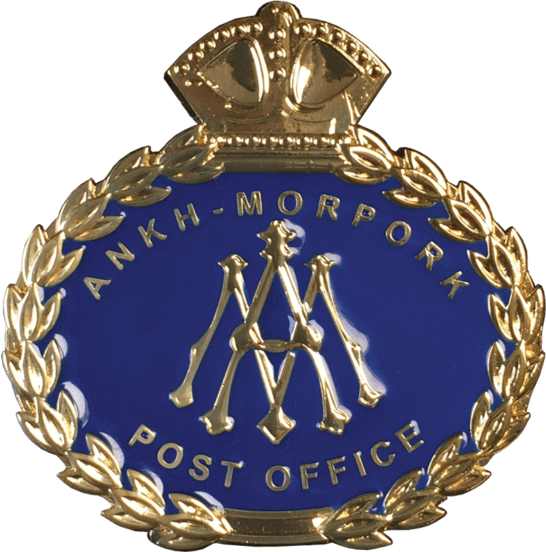 Add To Cart A Reproduction Post Office Badge, As Seen - Going Postal (1000x1000), Png Download