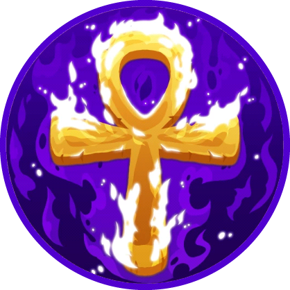 Ankh-circled - Agar Io Circle Skins (418x418), Png Download