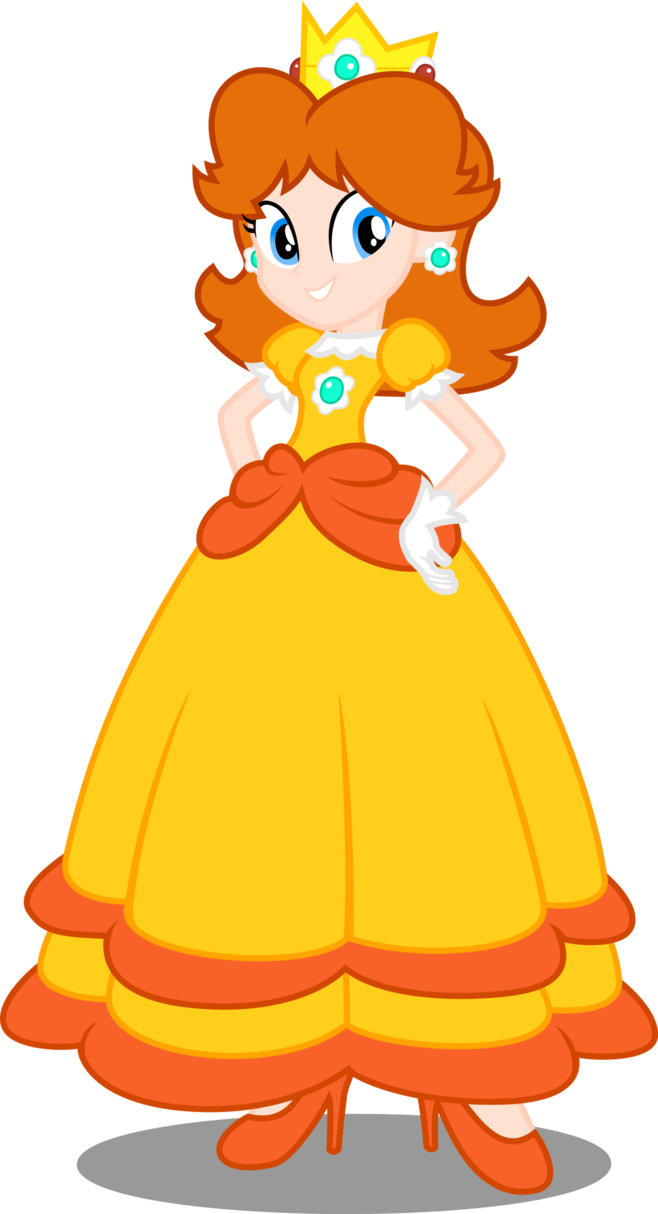 In Equestria Girls Style By Canterlotian - Princess Daisy Equestria Girls (658x1214), Png Download