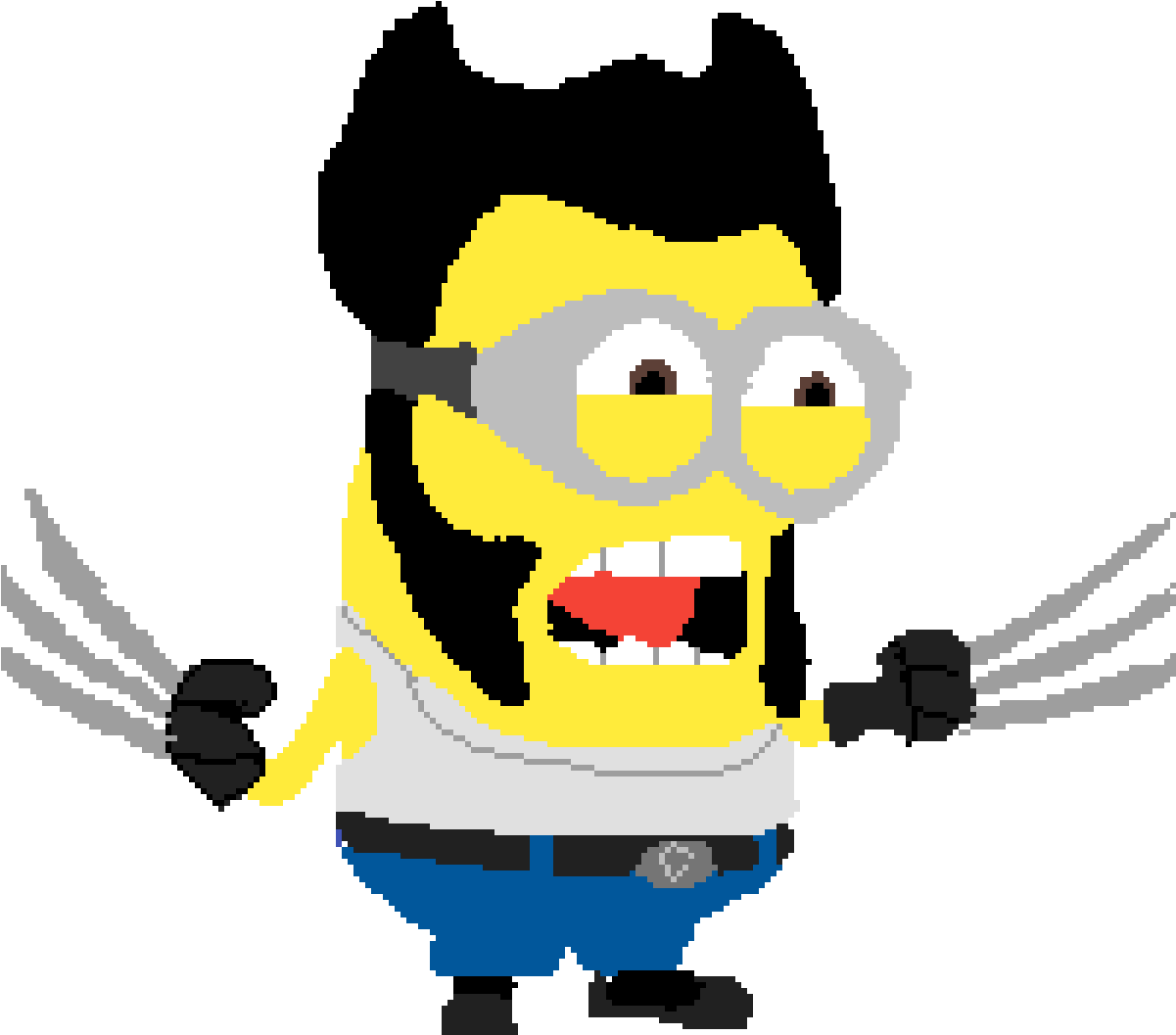 Wolverine Minion - Despicable Me (1200x1200), Png Download