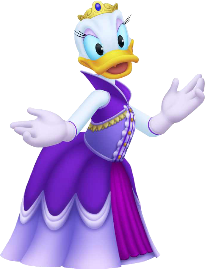 Daisy Duck Png Free Download - Kingdom Hearts Daisy (1024x1024), Png Download