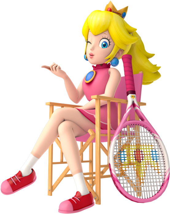 Uh Huh Alright Daisy - Super Mario Tennis Peach (1024x768), Png Download