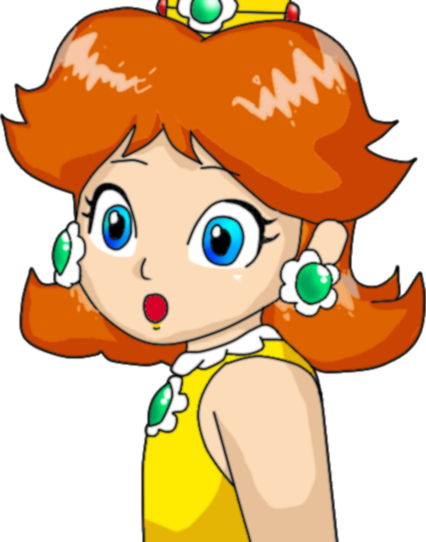 Princess Daisy Mario Party - Princess Daisy (426x542), Png Download