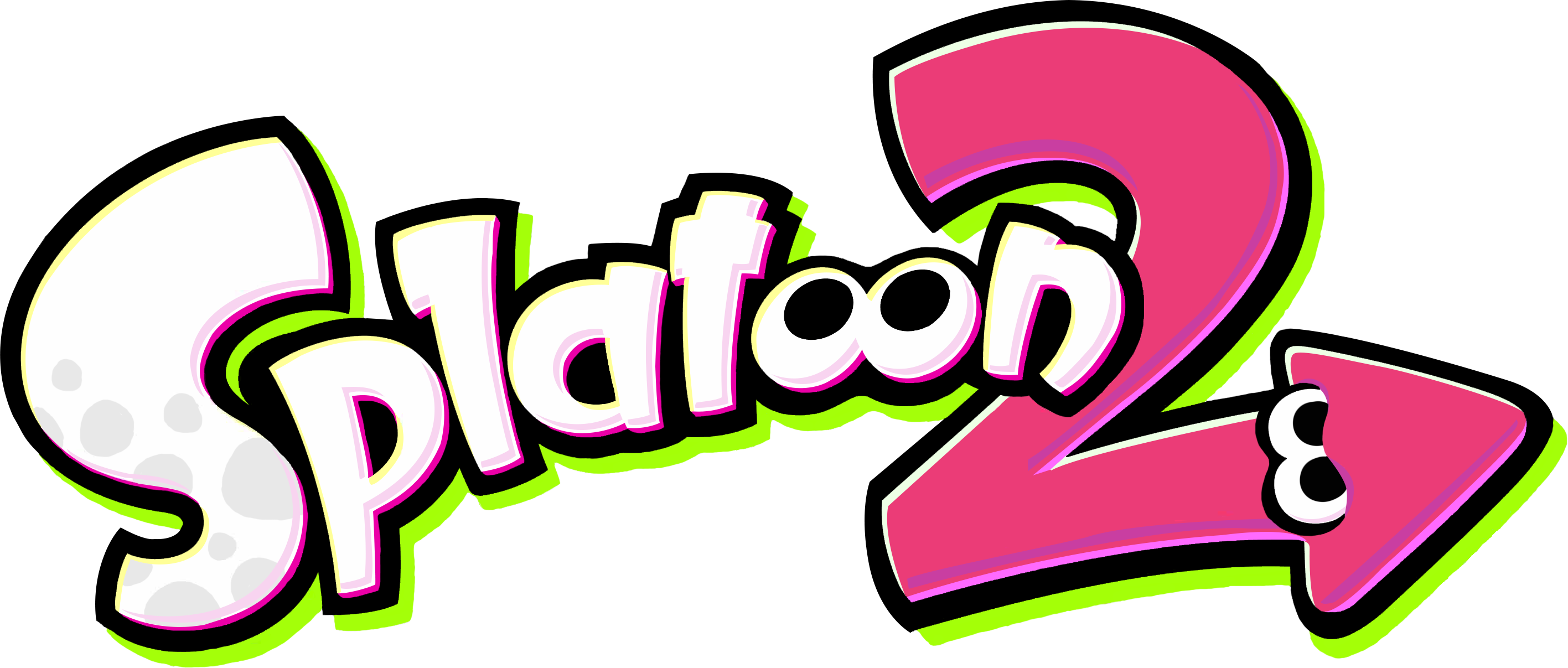 Imagei Recreated The Splatoon 2 Logo In A Higher Resolution - Octoling Boy Voice Clips (2833x1207), Png Download