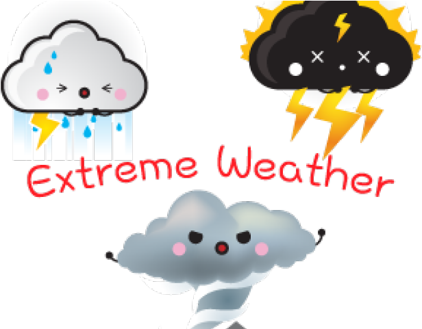 Weather Clipart Extreme Weather - Sweet Lightning Sticker (oval) (640x480), Png Download