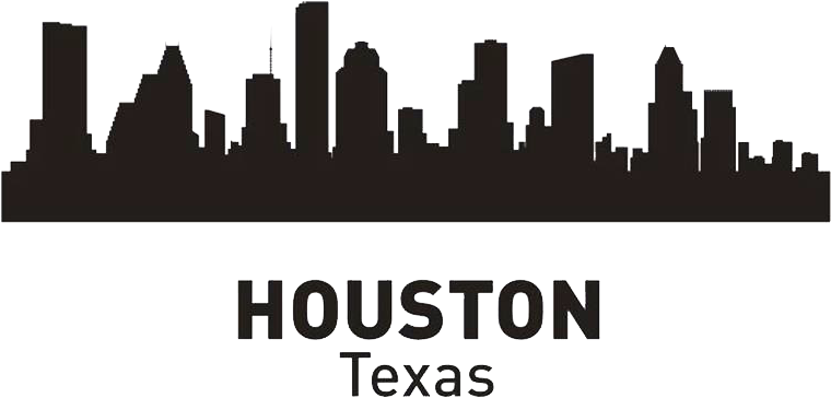 Dean Earl Smith Invites You To - Houston Texas Skyline Art (949x454), Png Download