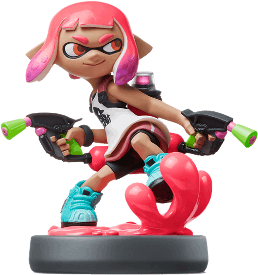 Splatoon 2 Launches On July 21st Alongside The New - Amiibo Splatoon Inkling Girl (500x537), Png Download
