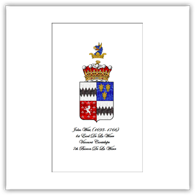 Genealogical Memoirs Of Mary Theresa Olivia Cornwallis-west - Coat Of Arms (393x393), Png Download