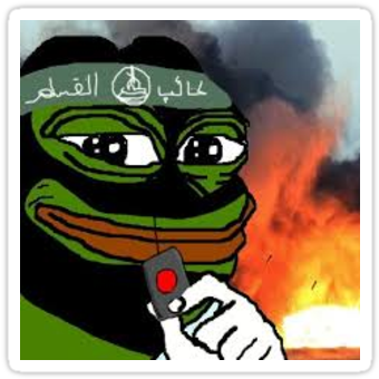 Dank Pepe Meme - Jihadi Pepe (375x360), Png Download