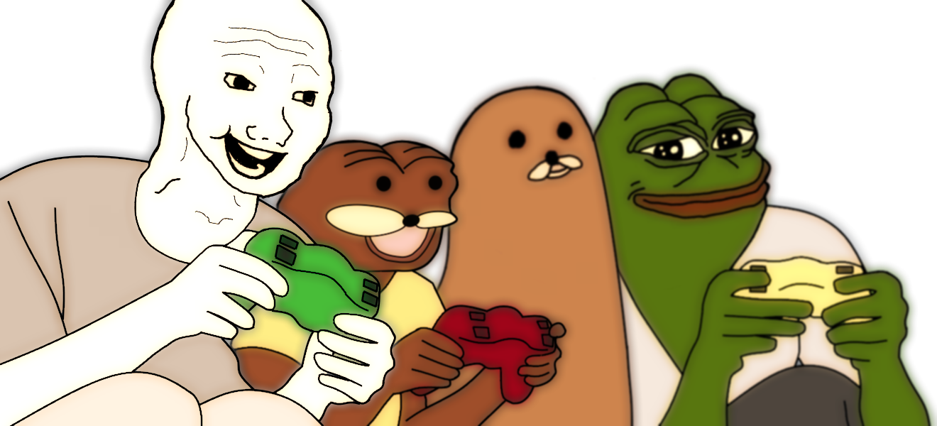 700kib, 1320x600, 1491072545599 - Pepe Wojak Gondola Spurdo (1320x600), Png Download