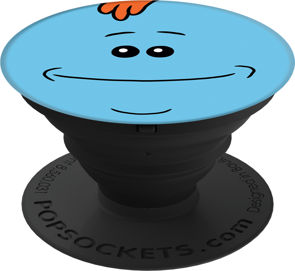 Meeseeks - Popsockets - Aluminium Space Grey (1000x1000), Png Download