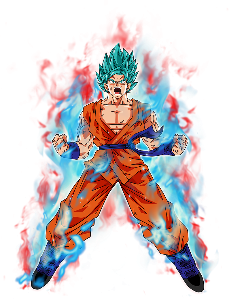 Goku Super Saiyan Blue Kaioken By Bardocksonic On Deviantart - Goku Super Saiyan Blue (779x1025), Png Download