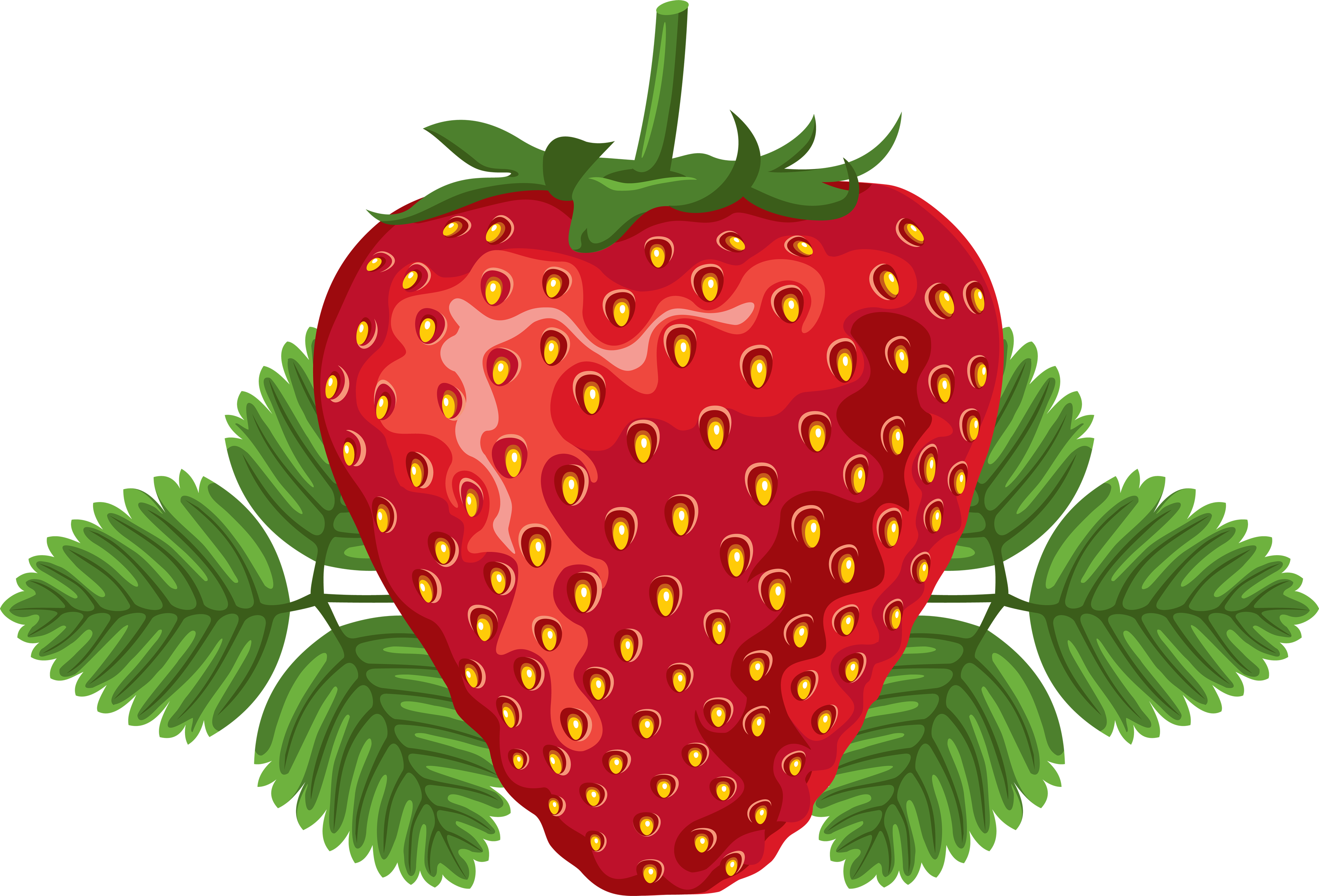 Clipart Png Strawberry - Strawberry Png (3528x2397), Png Download