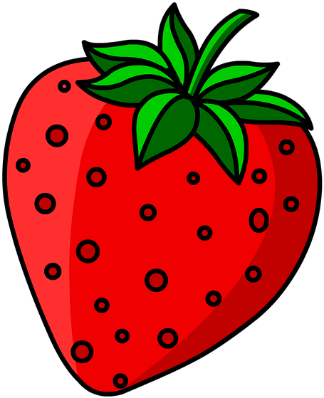 Strawberry Fruit Sweet - Fruit (1280x590), Png Download