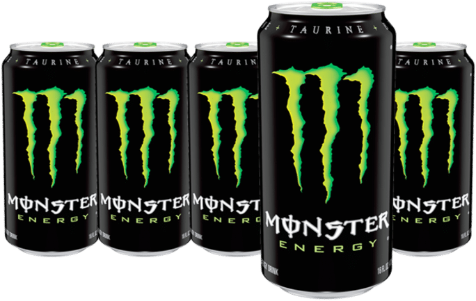 Drinks - Monster Energy Drink, 16 Ounce (pack Of 20) (720x660), Png Download