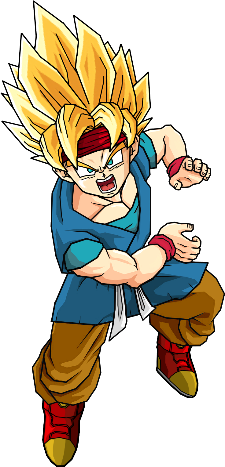 Goku Jr Ssj (822x1579), Png Download