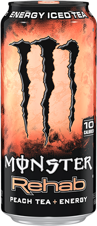 Energy Drink - Monster Rehab Lemonade (500x500), Png Download