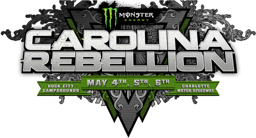 Monster Energy Carolina Rebellion - Carolina Rebellion Set List 2017 (940x500), Png Download