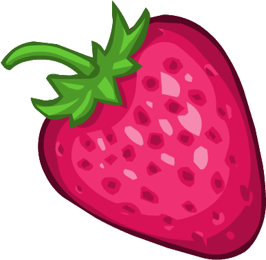 Strawberry - Pink Strawberry Png (401x397), Png Download