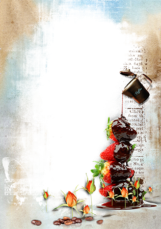 Strawberries In Chocolate - Portable Network Graphics (316x450), Png Download