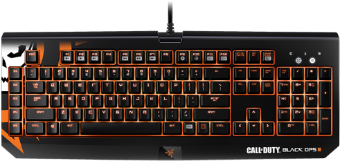 Black Ops 3 Razer Blackwidow Chroma Keyboard - Razer Blackwidow Tournament Chroma Us Keyboard (550x413), Png Download