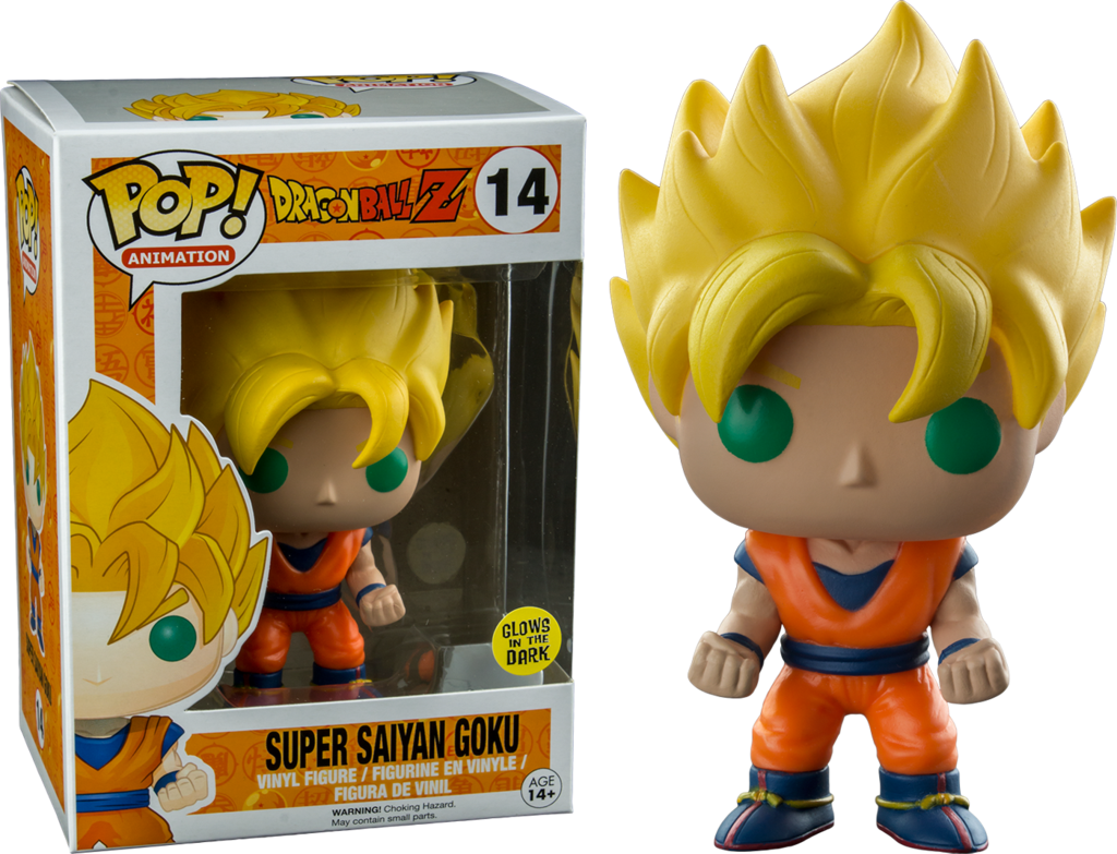 Super Saiyan Goku Big Apple Collectibles - Funko Pop Goku Super Saiyan (1024x783), Png Download