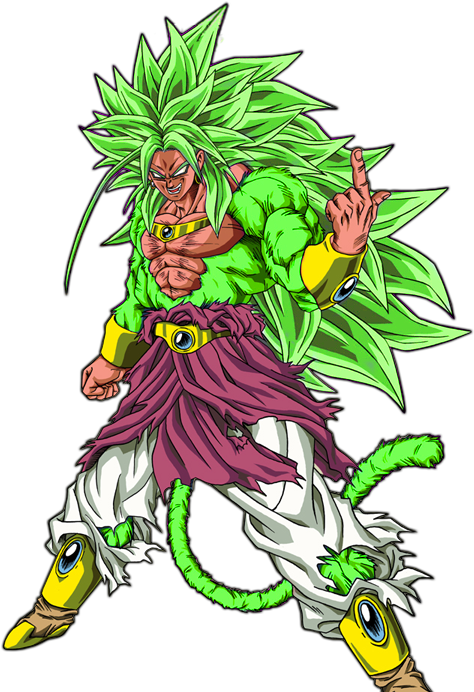 Broly Drawing The Legendary Super Saiyan - Dragon Ball Broly The Legendary Super Saiyan 5 (485x715), Png Download