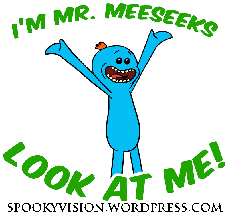 Look At Me Spookyvision Mrmeeseeks - Tik Tak (800x800), Png Download