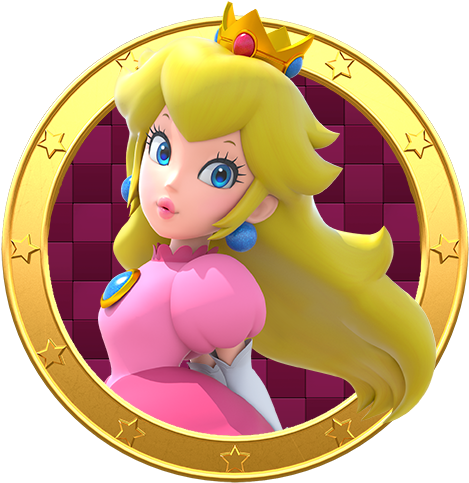 Princess Peach Toadstool Is The Princess Of The Mushroom - Mario Party Princess Peach (500x500), Png Download