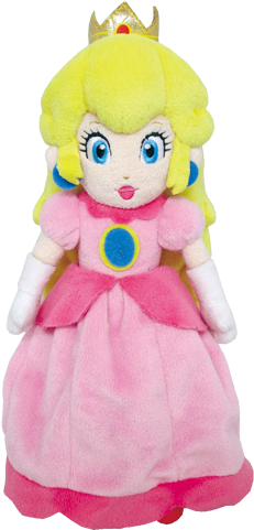 Little Buddy - Mario - Plush - Princess Peach - 10 - Princess Peach Plush (640x480), Png Download