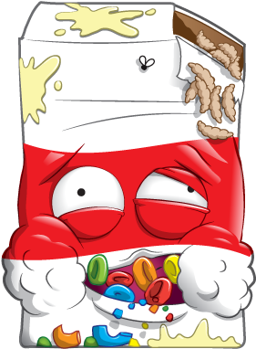 Weevil-cereal - Busted Eggs Grossery Gang (412x406), Png Download