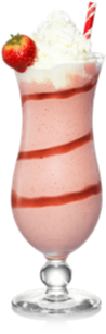 Kahlúa Strawberry Shake - Strawberry Shake (428x918), Png Download