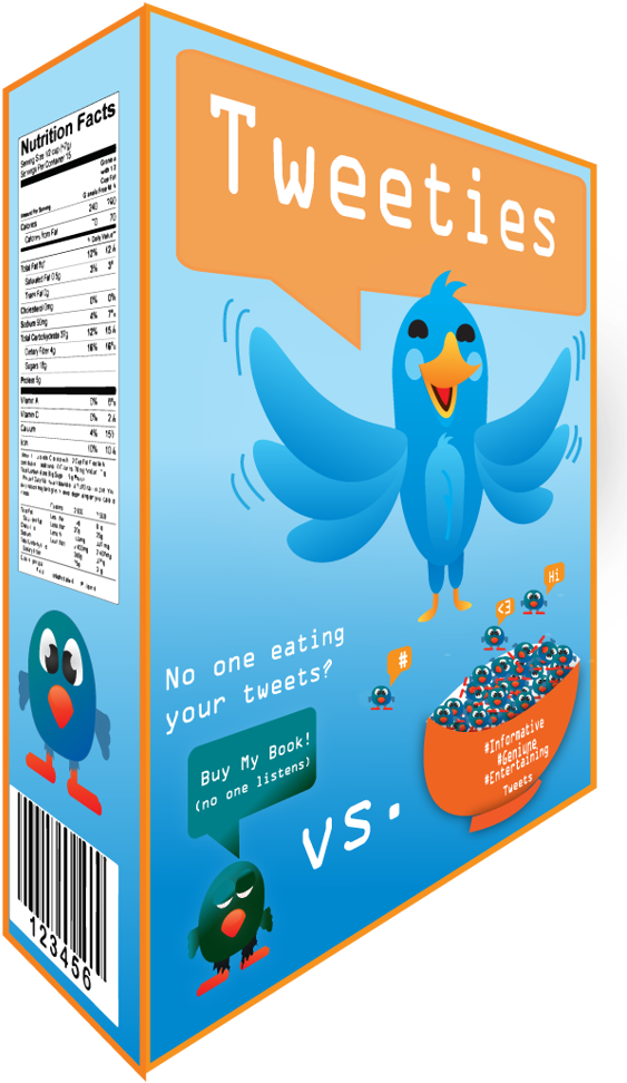 Tweeties Cereal Box On Behance - Illustration (600x994), Png Download