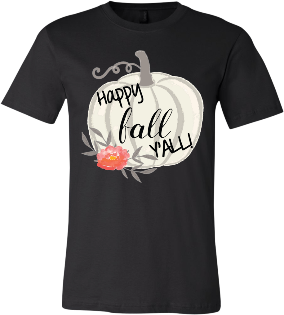 Happy Fall Y'all Watercolor Pumpkin Soft Tee Shirt - Luka Modric T Shirt (1024x1024), Png Download
