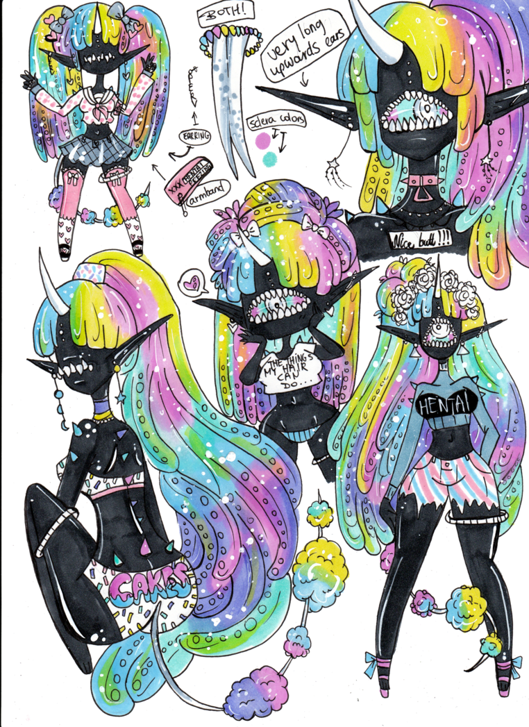 Cake The Tentacle Head By Guppie - Illustration (762x1047), Png Download