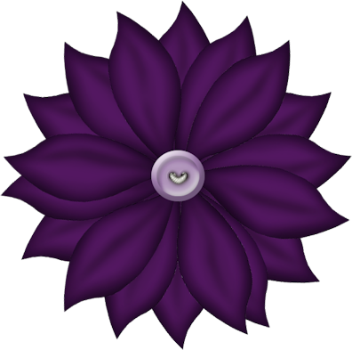 Fantasy Moments Purple Flower - 100 Por Ciento De Descuento (396x393), Png Download