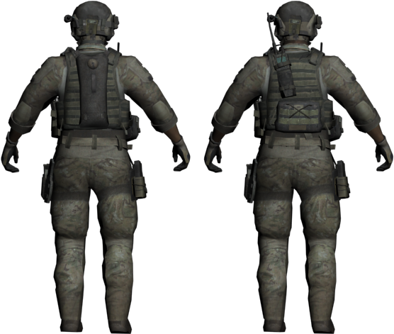 I Made Them One More Time Coz I Lost My Models From - Soldier (640x480), Png Download