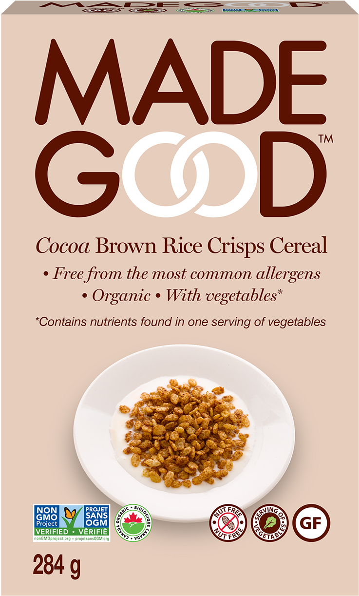 Cereal-cocoa - Made Good Banana Chocolate (835x1317), Png Download