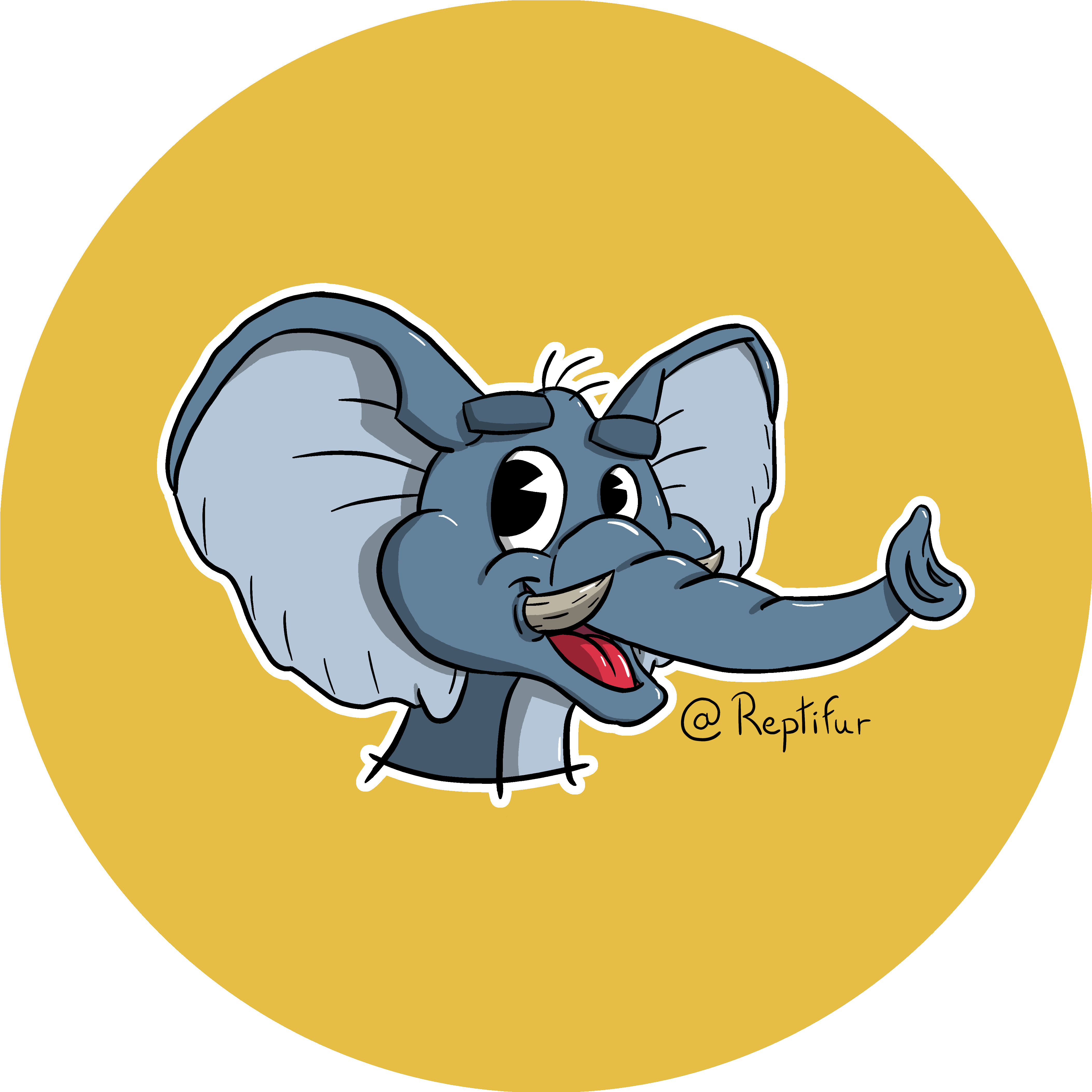 2015 09 22 Elephant Head - Elephant (4500x4500), Png Download