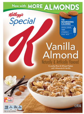 Kellogg's Special K Vanilla Almond Cereal - Special K Vanilla Almond (736x460), Png Download