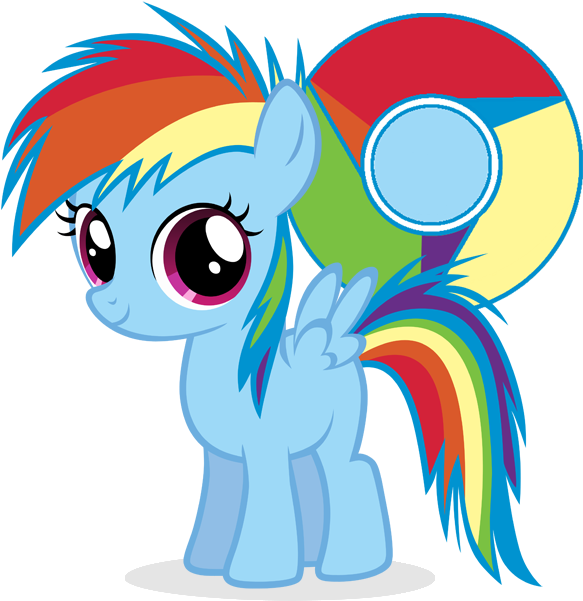 Rainbow Chrome - Mlp Rainbow Dash Baby (600x600), Png Download
