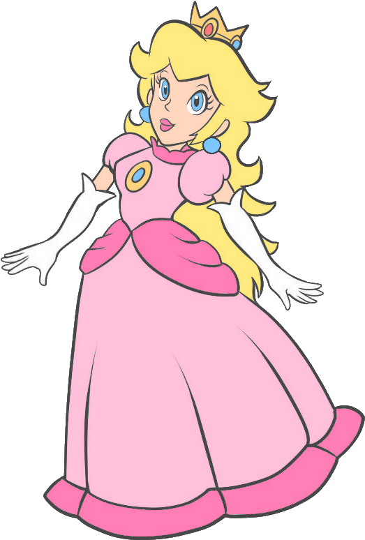 Princess Peach By Redqueenallison Clipart - Peach Princess (540x792), Png Download