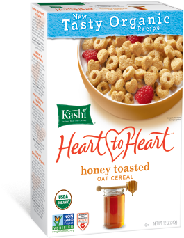 Png Oat Cereal Kashi - Kashi Heart To Heart Honey Toasted (340x360), Png Download