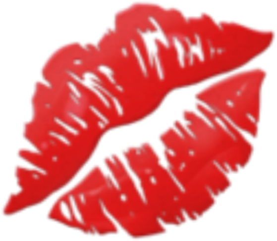 Kiss Lips Gif Emoji (1024x1024), Png Download