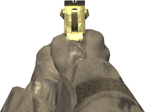 Golden Desert Eagle Mw3 Golden Desert Eagle Iron Sights - Call Of Duty (498x385), Png Download