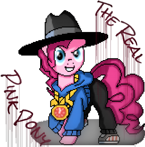 Creepygamertip, Earth Pony, Eminem, Female, Mare, Pinkie - Eminem (506x504), Png Download