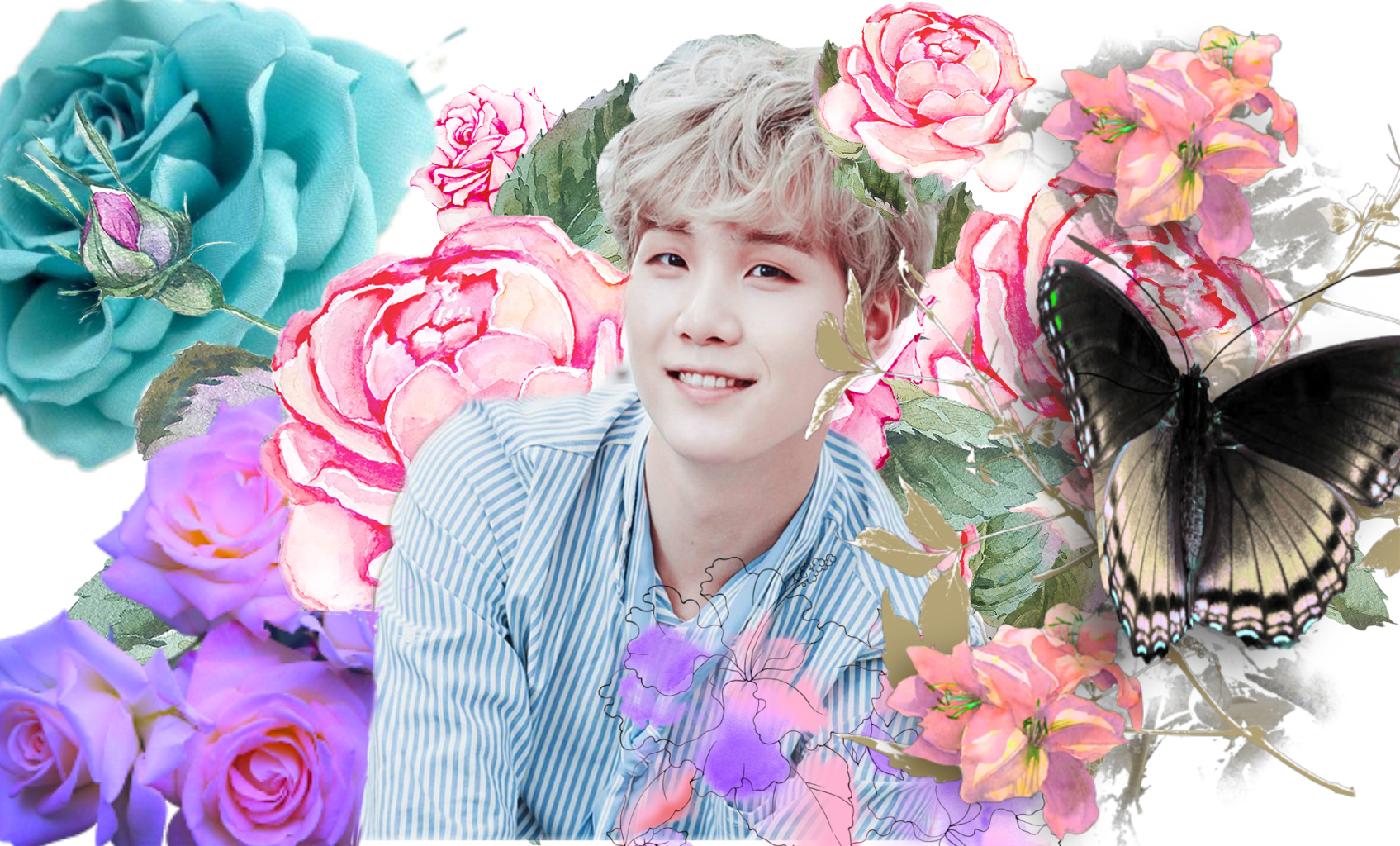 Report Abuse - Red Spotted Purple Butterfly (1695x1024), Png Download